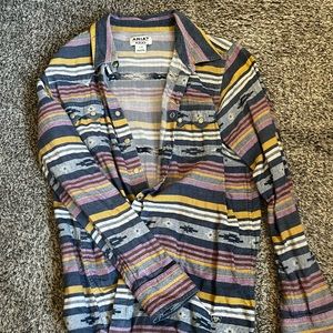 Colorful Ariat Button Down